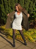 Cheeky MILF hits the park and flashes her beautiful fuzzy pussy there recklessly