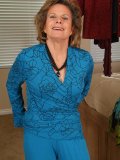 Why this sexy granny changes her panty? Is she going to have some hot sexual fun soon?