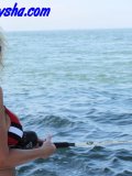 Ma goes for a boat trip, takes cock in the ass and ends up with her jugs spunked